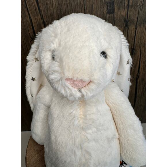 Jellycat Twinkle Bunny FAST SHIP NEW Jellycat Bashful Bunny Medium - Picture 4 of 11
